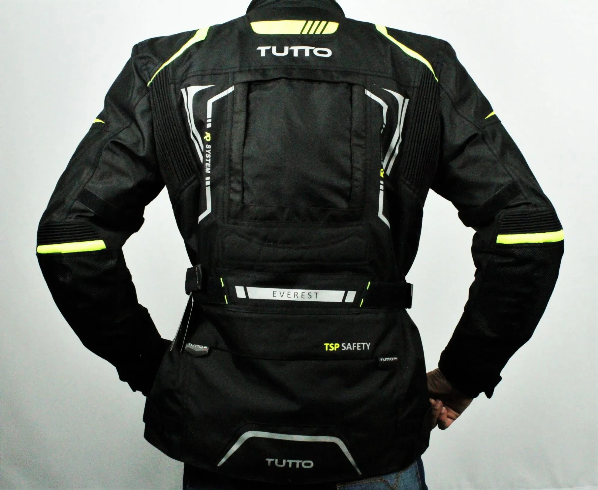 Jaqueta Tutto Moto Everest Parka Preto/Amarelo - Spinelli Motos
